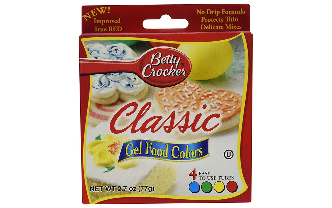 Betty Crocker Classic Gel Food Colours    Box  77 grams